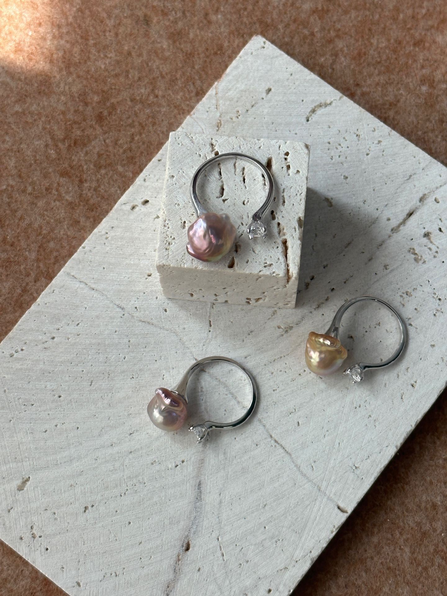 Iridescent Baroque Ring