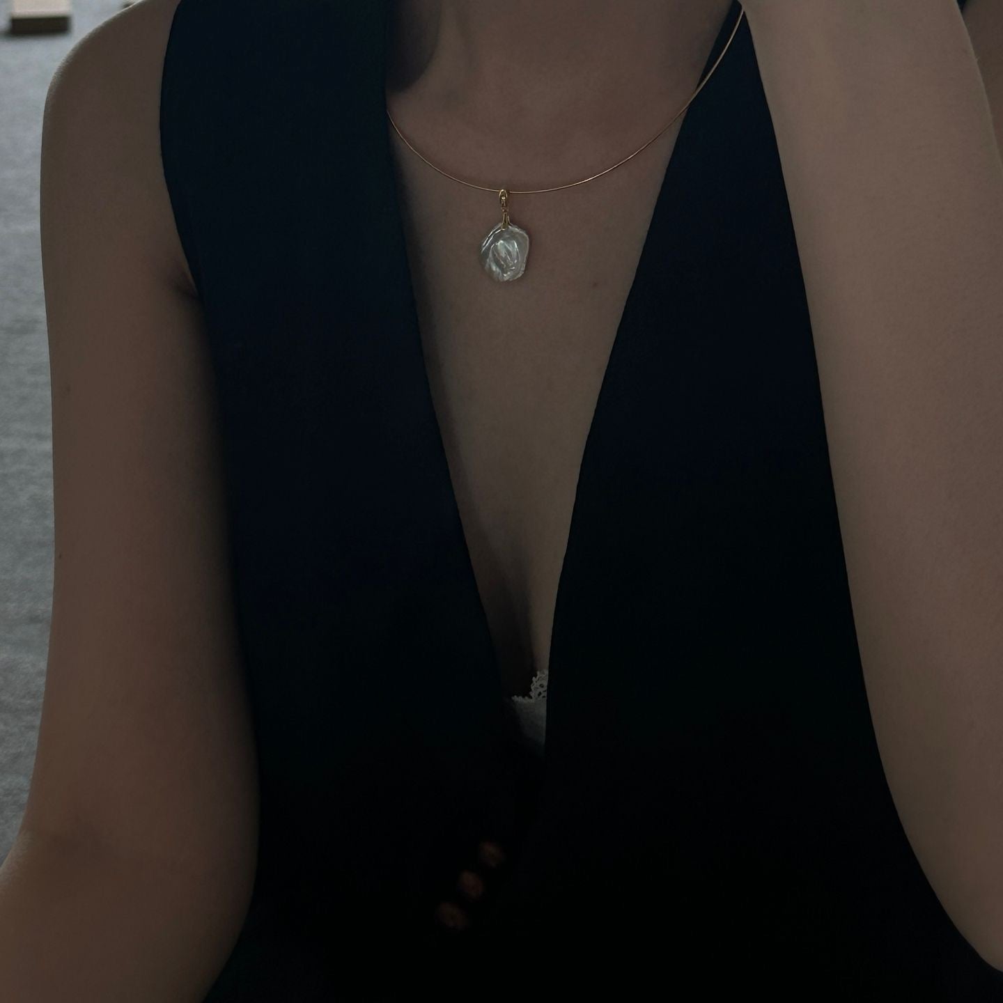 Petal Baroque Pearl Necklace