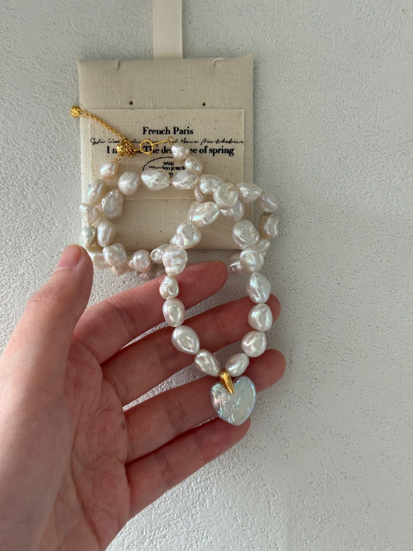 Golden Orbit Heart Necklace