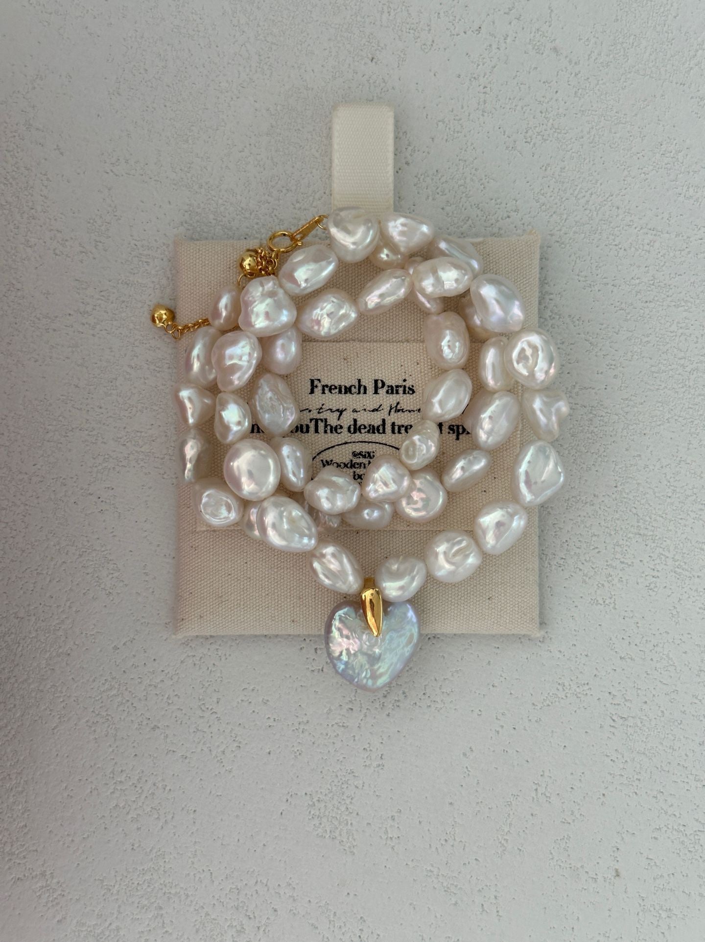 Golden Orbit Heart Necklace