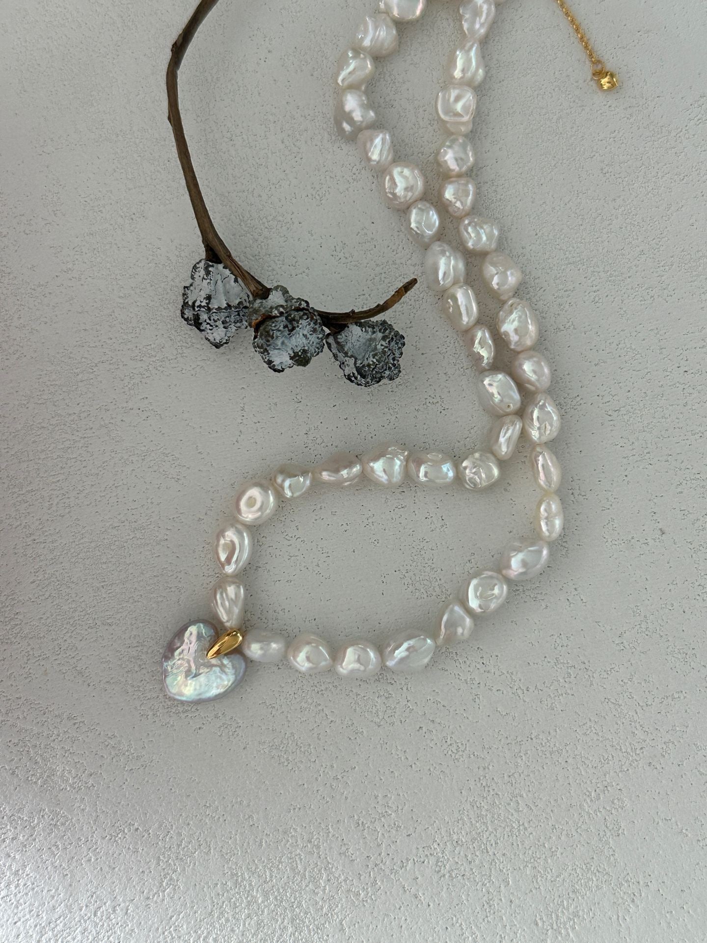 Golden Orbit Heart Necklace