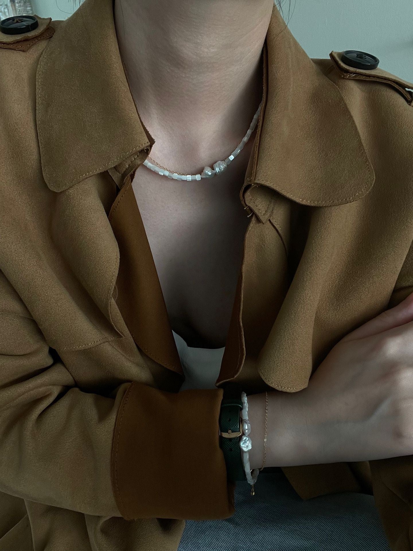 Shell Harmony Double Necklace