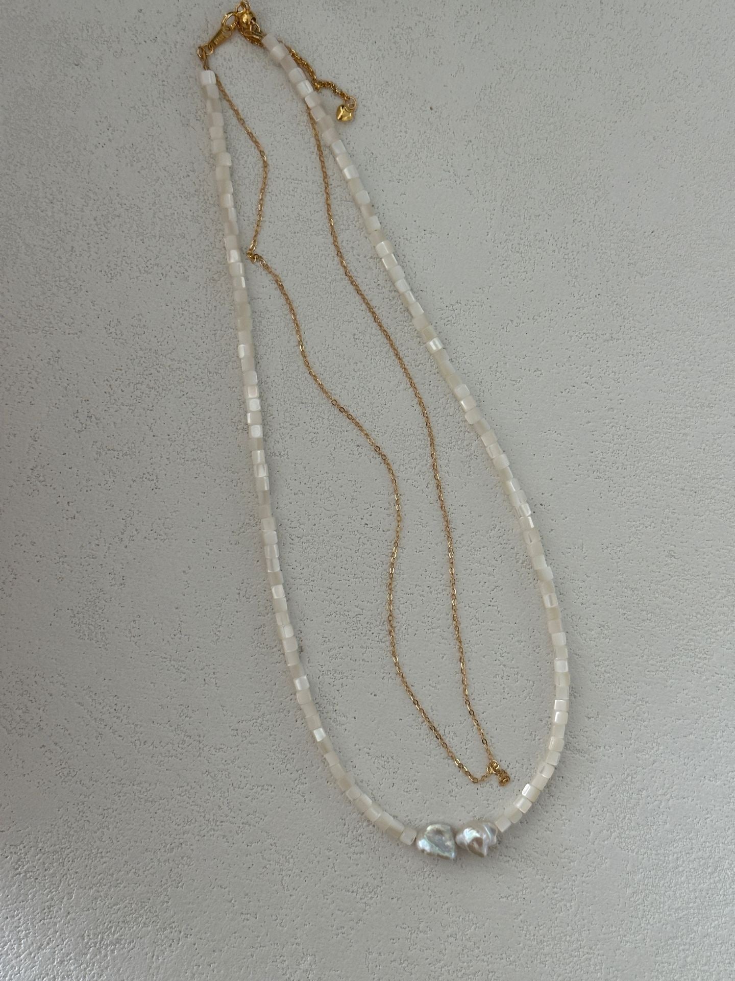 Shell Harmony Double Necklace