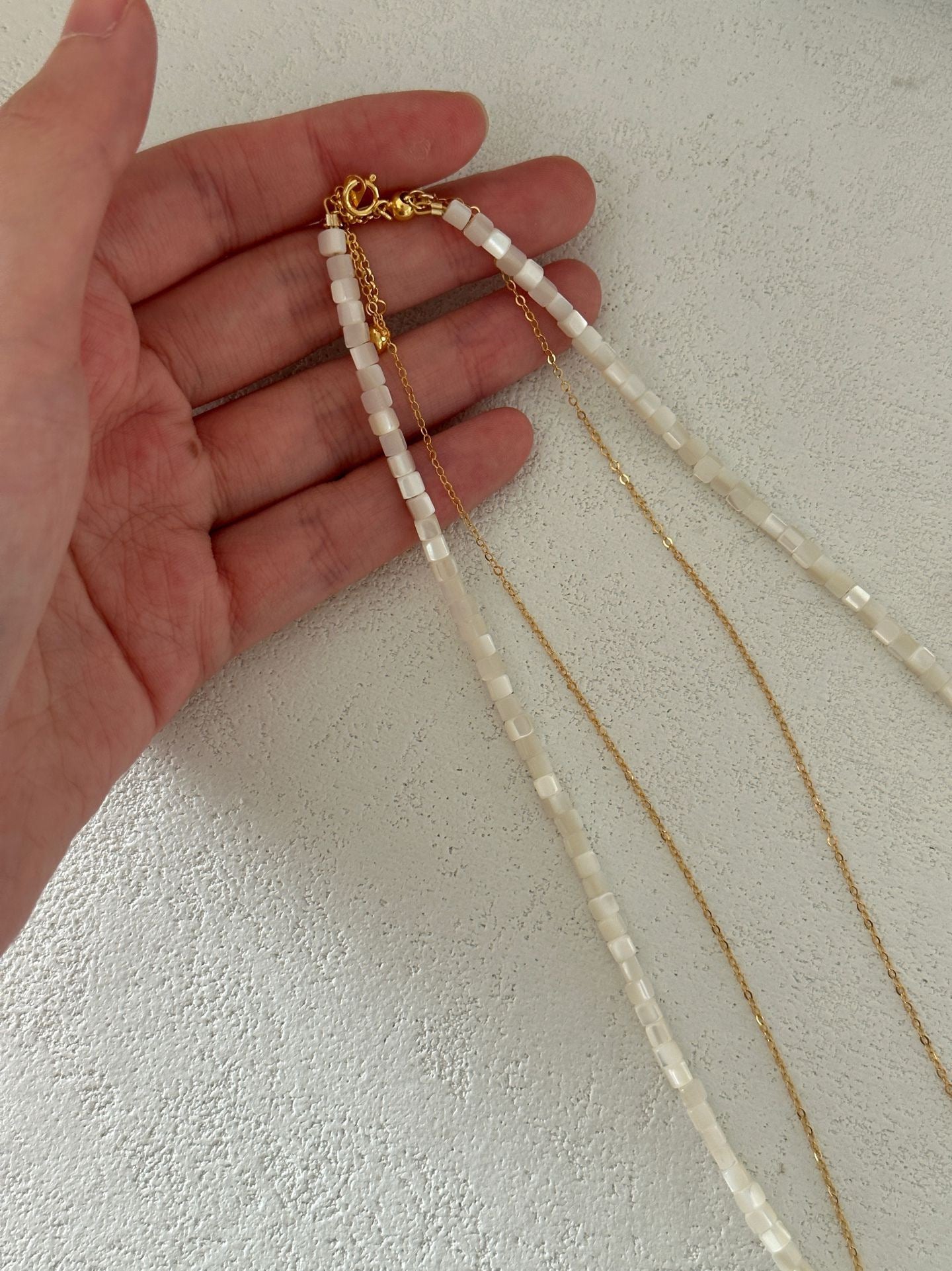Shell Harmony Double Necklace