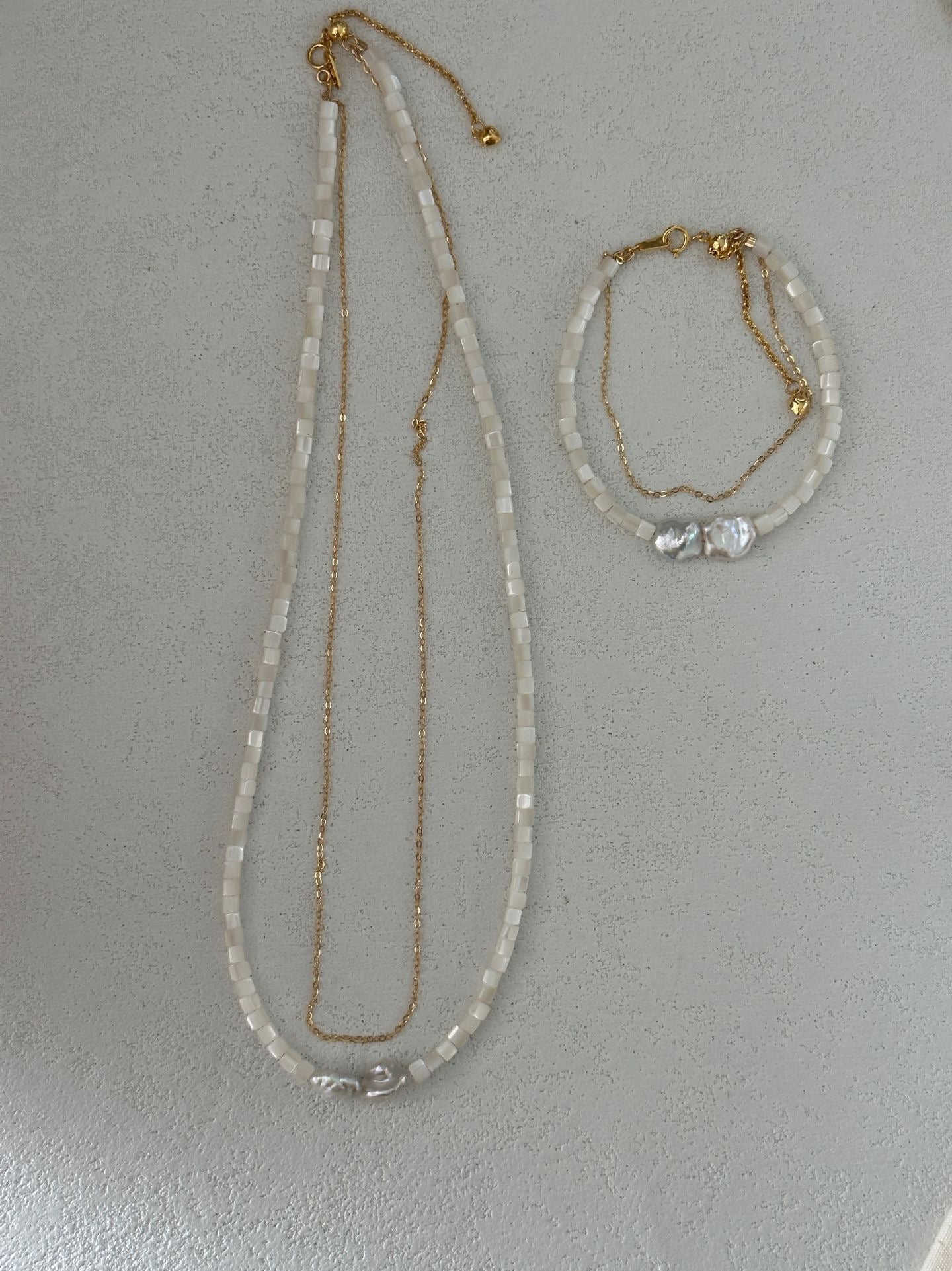 Shell Harmony Double Necklace