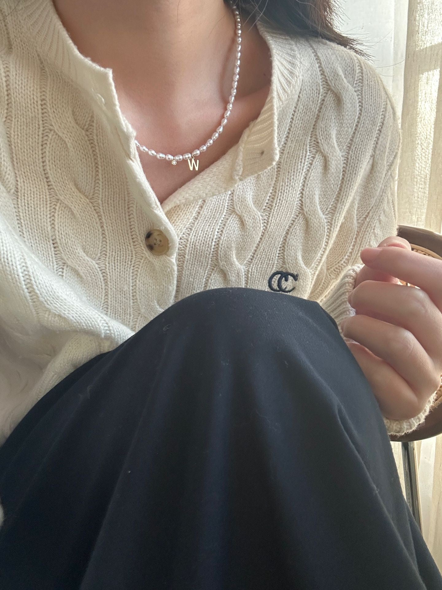 Wishing W Necklace