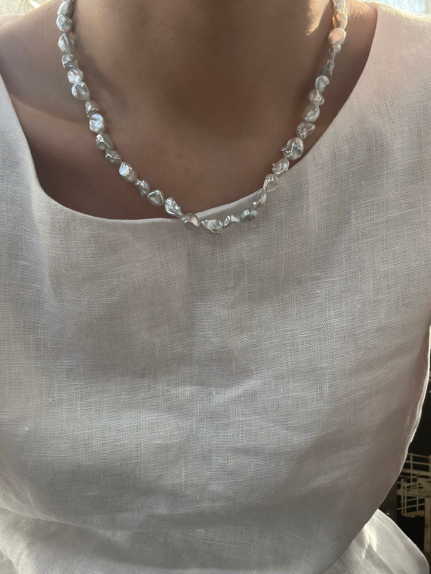 Blue Veil Necklace