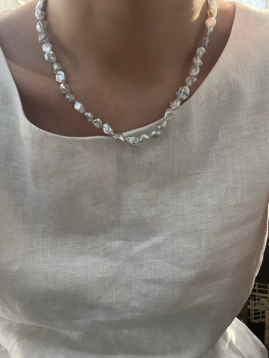 Blue Veil Necklace