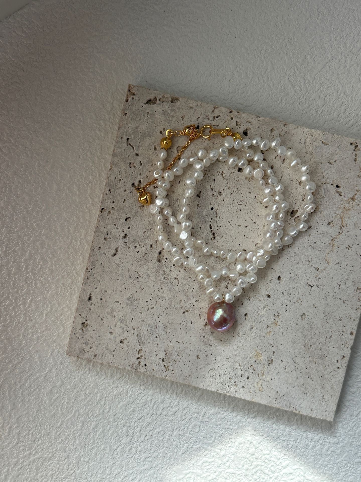 Blush Lace Necklace
