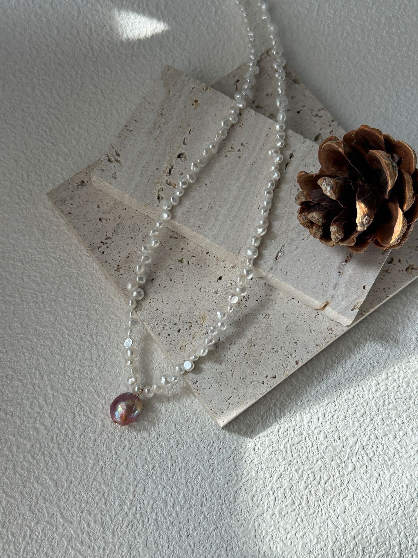 Blush Lace Necklace