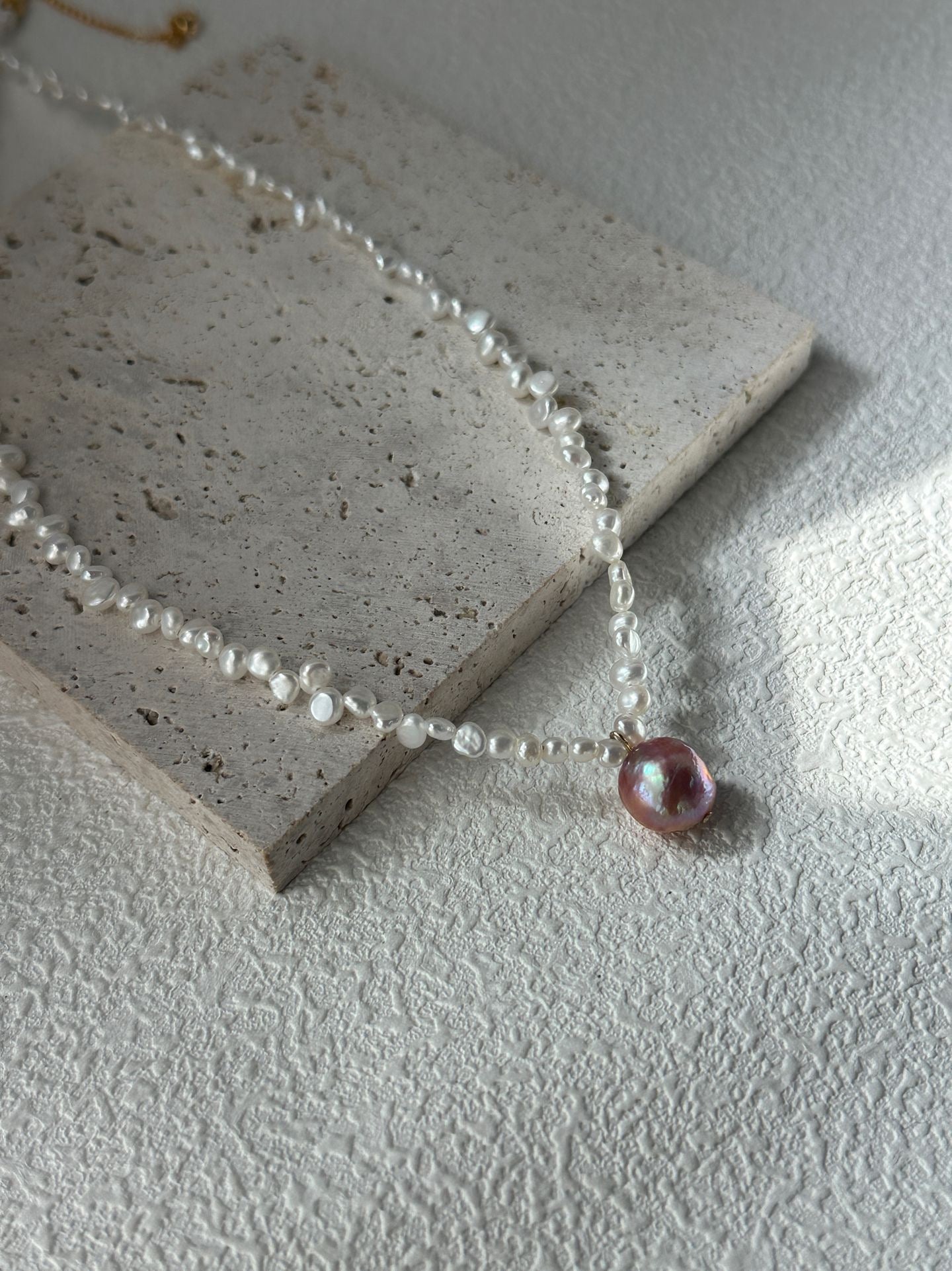 Blush Lace Necklace