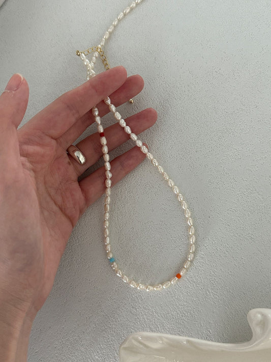 Color Grain Necklace
