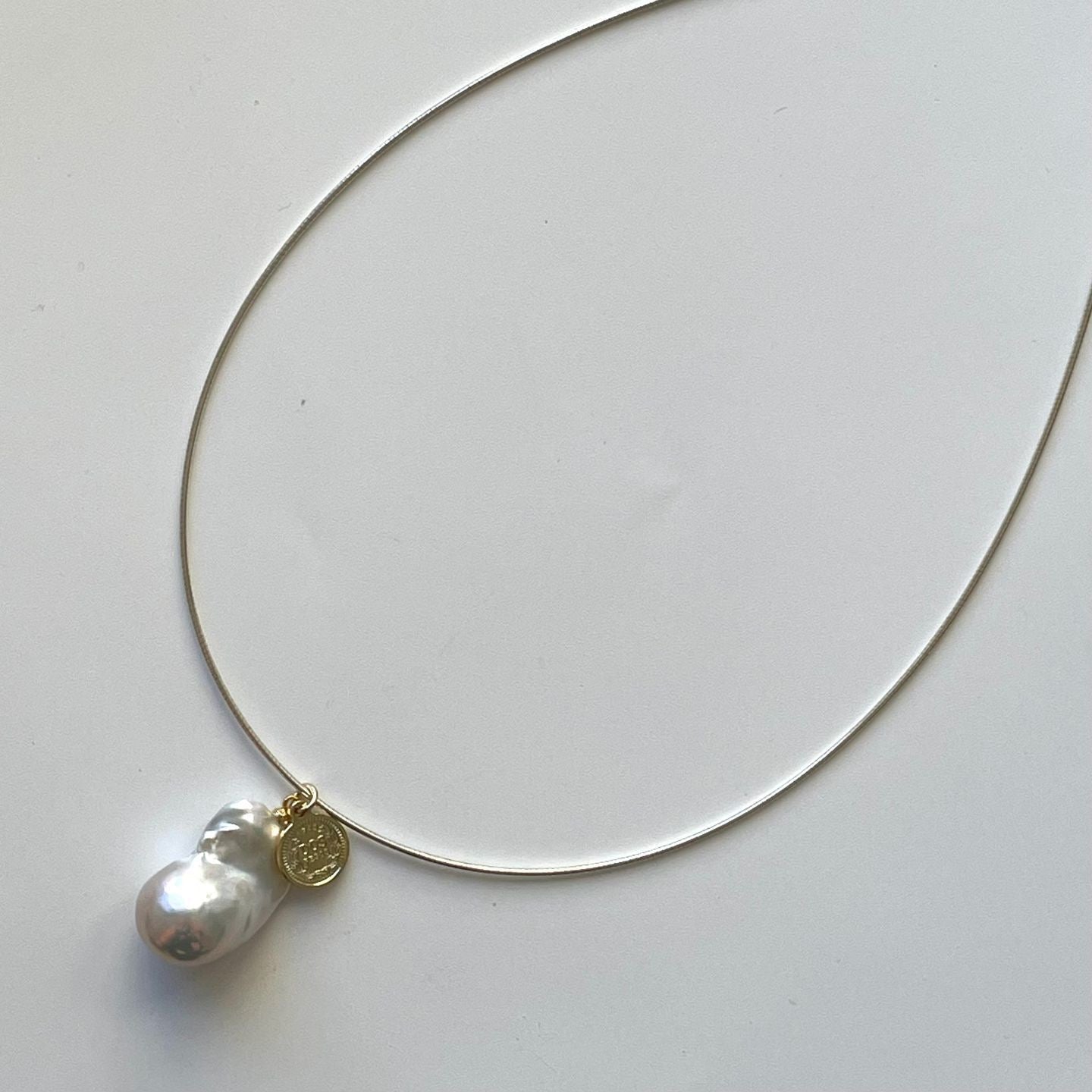 Coin & Pearl Choker