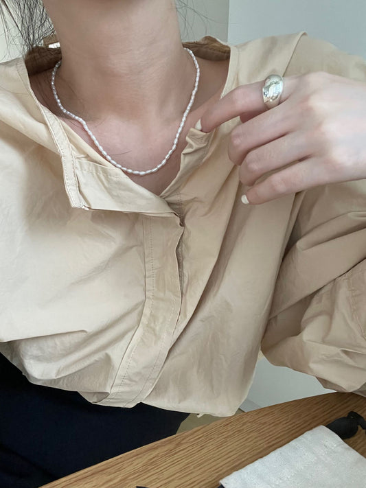 Roma Loop — Petite Beaded Necklace