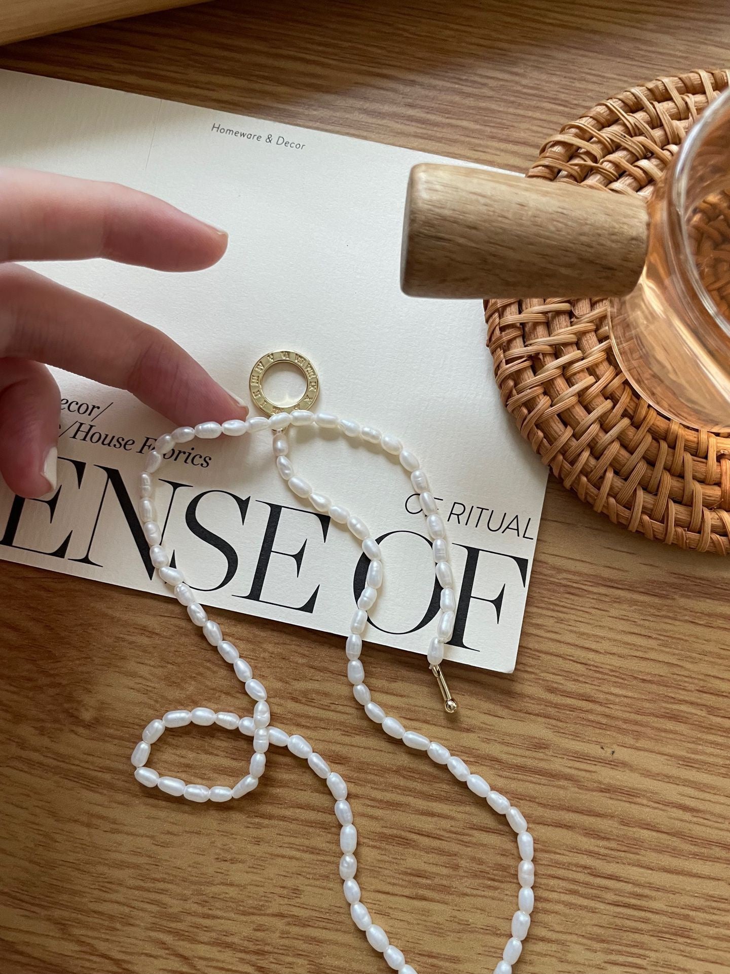 Roma Loop — Petite Beaded Necklace
