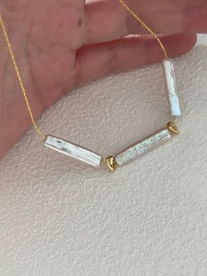 Sculpted Baroque Necklace