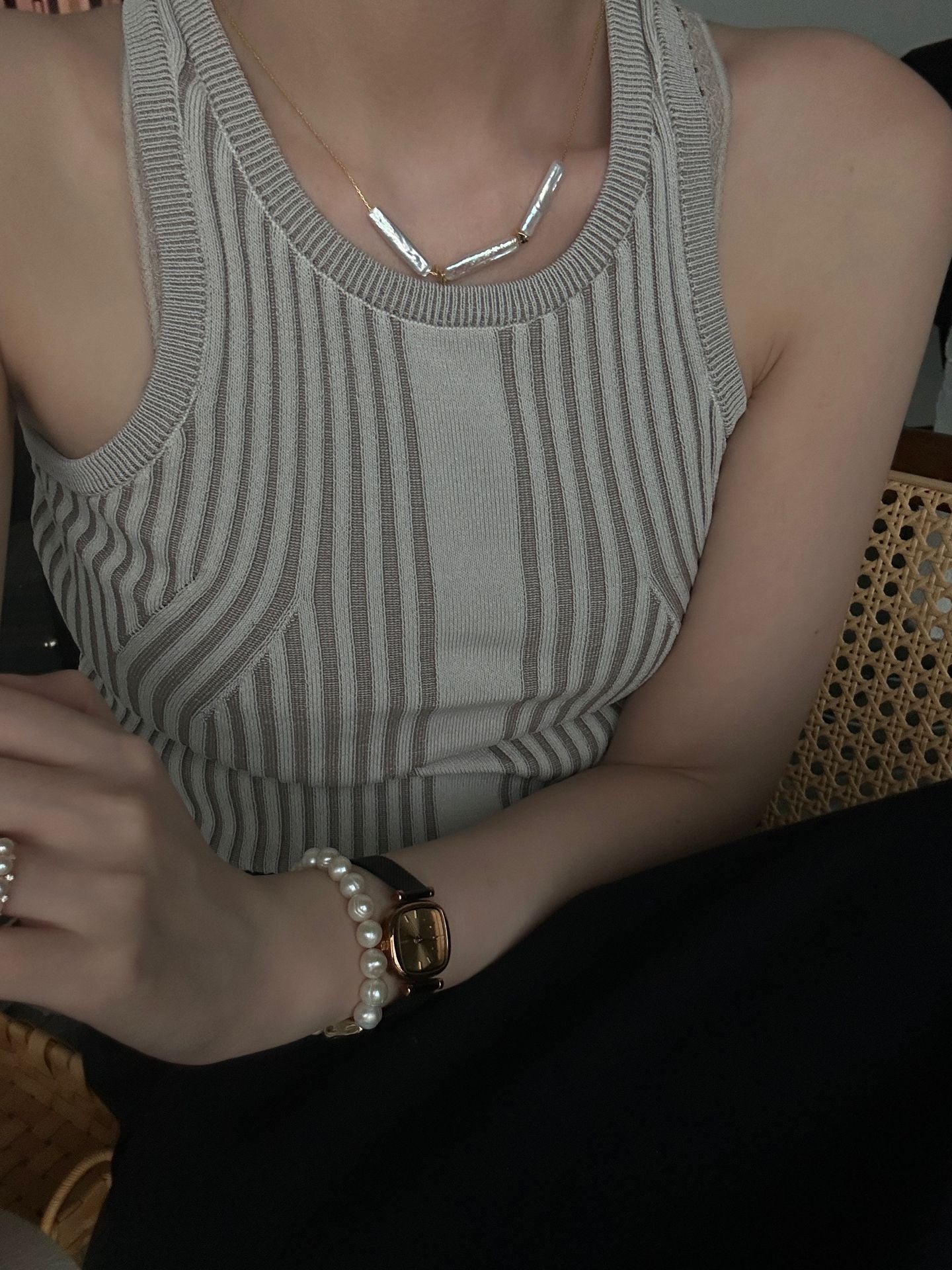 Sculpted Baroque Necklace
