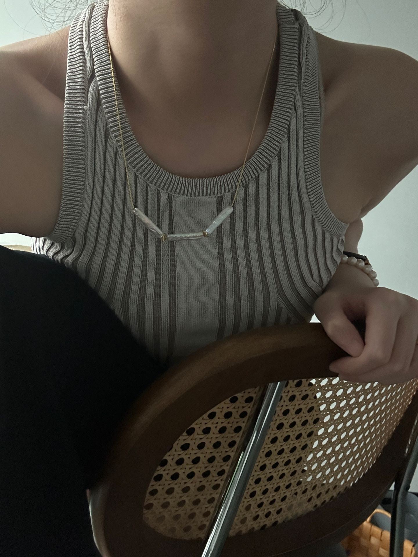 Sculpted Baroque Necklace