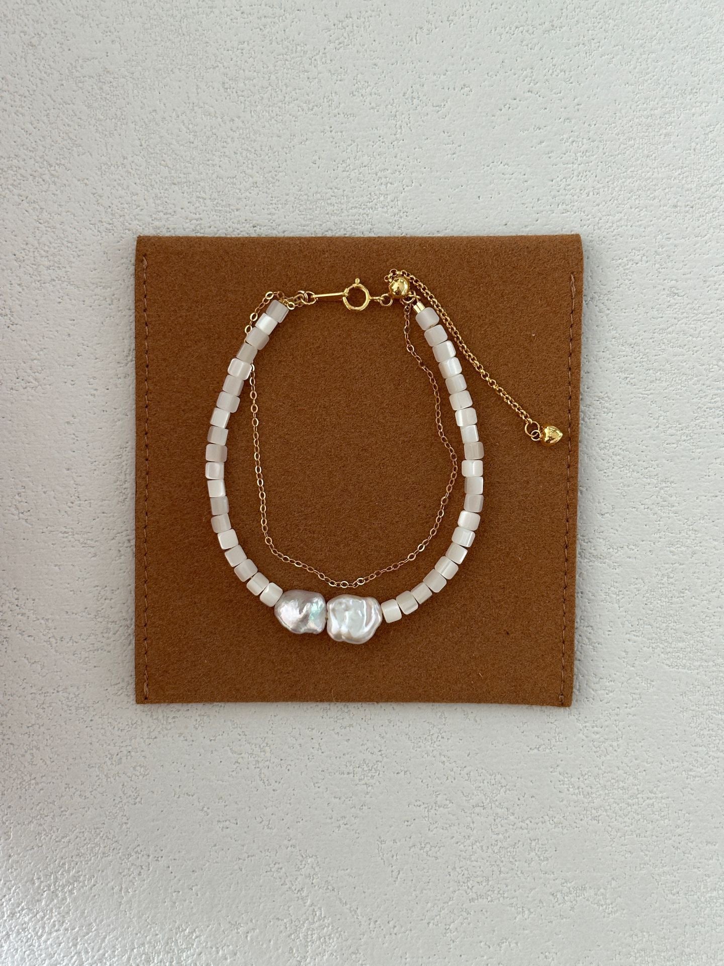 Shell Harmony Double Bracelet