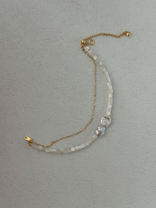 Shell Harmony Double Bracelet