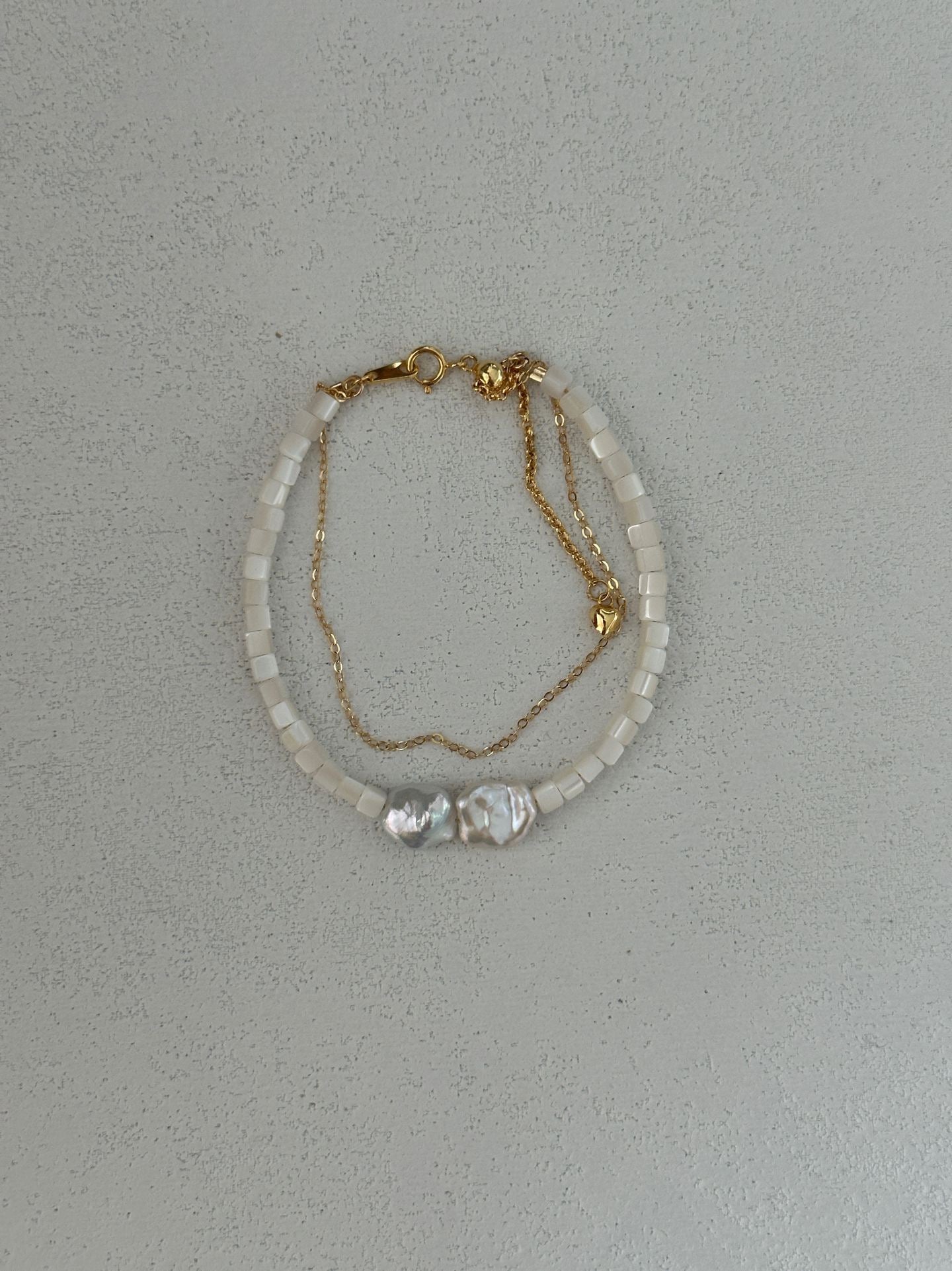 Shell Harmony Double Bracelet