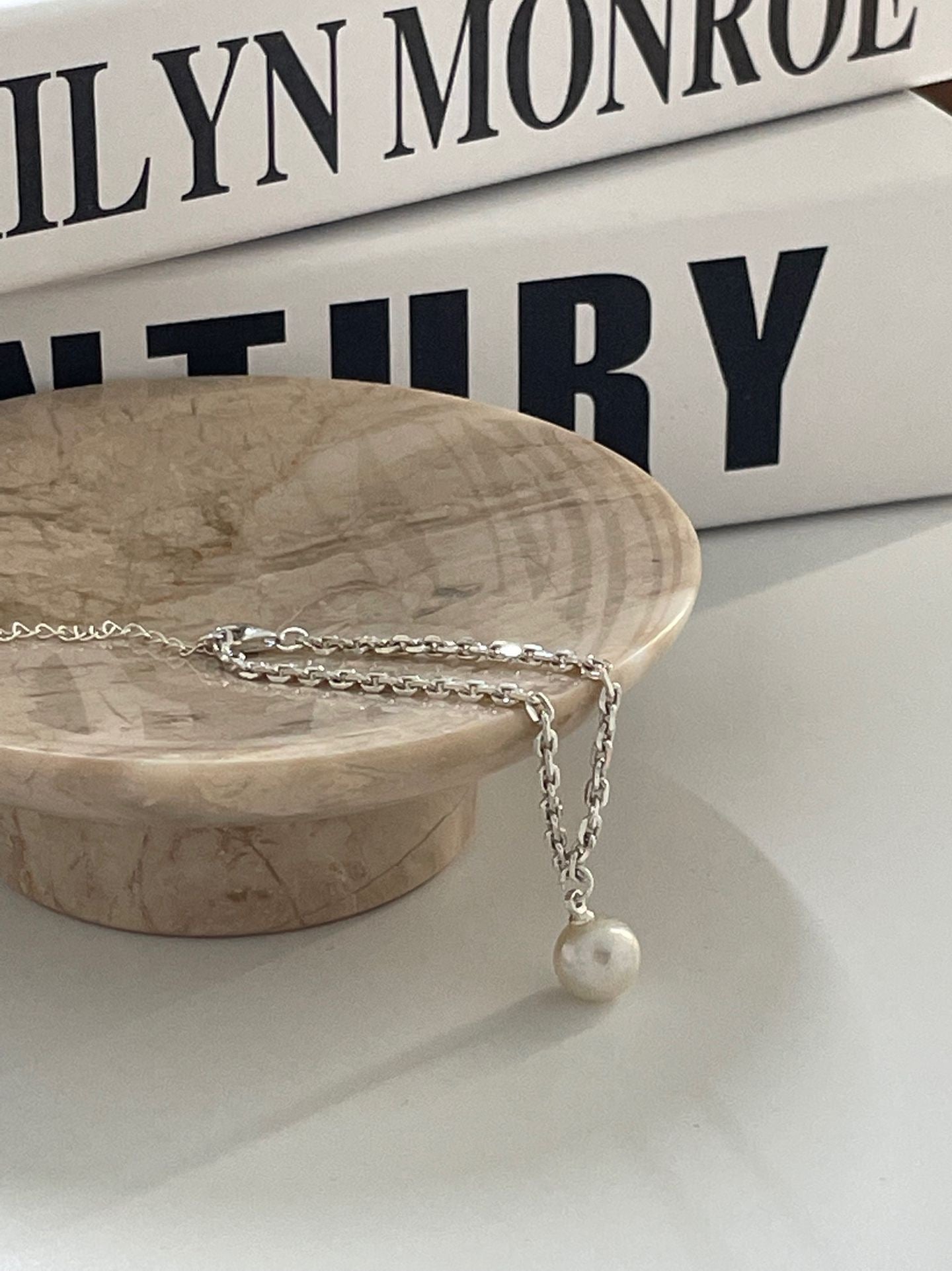Silver Mist Pearl Bracelet