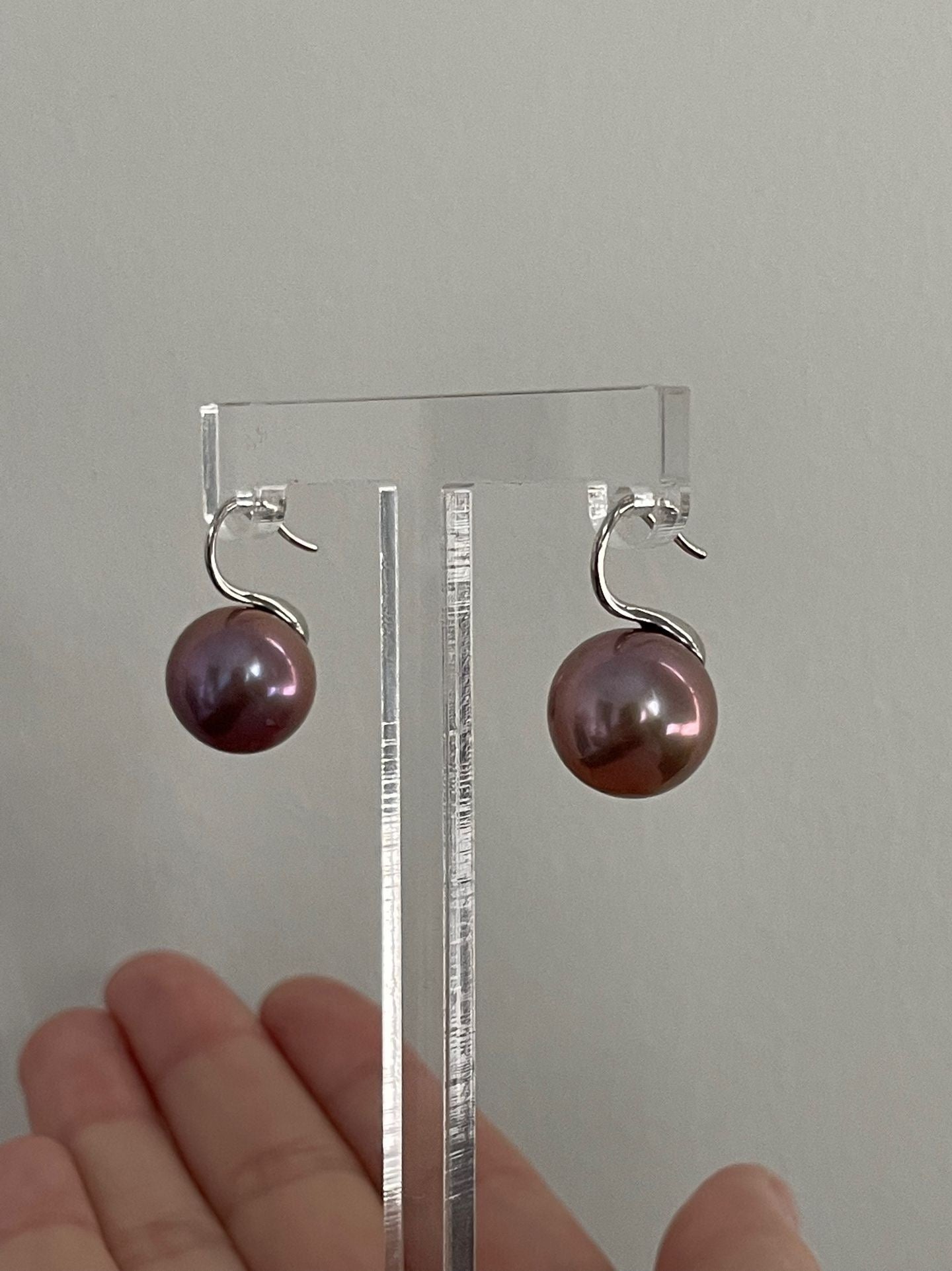 Violet Moon Earrings