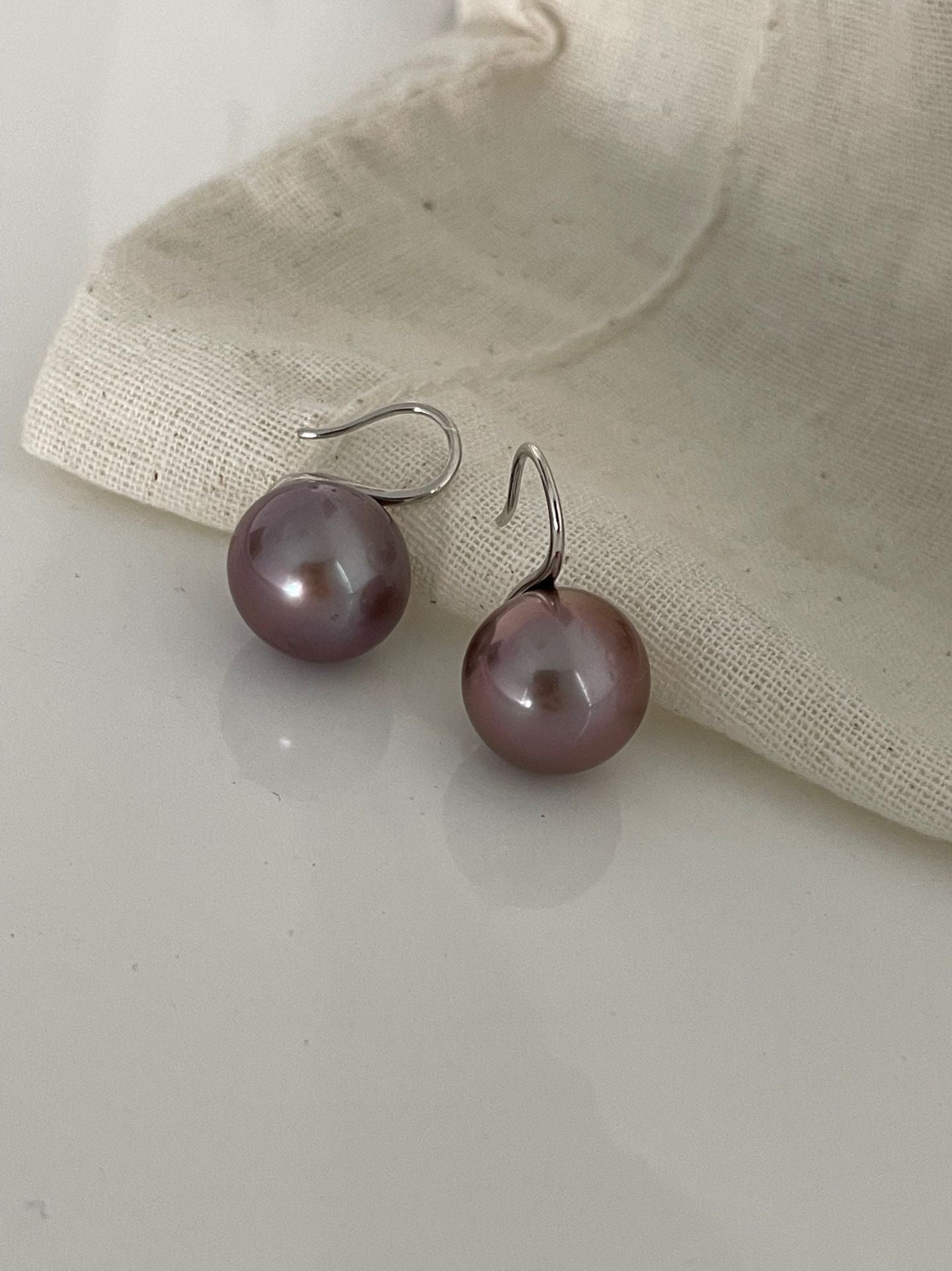 Violet Moon Earrings