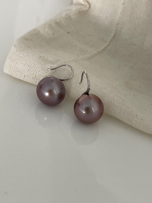 Violet Moon Earrings