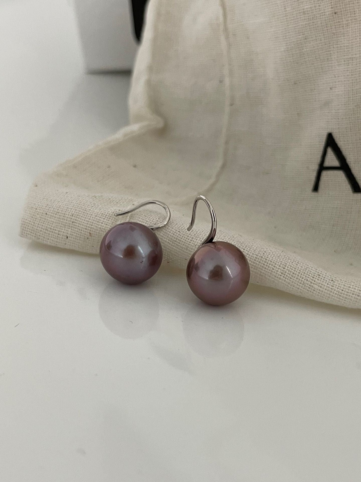 Violet Moon Earrings