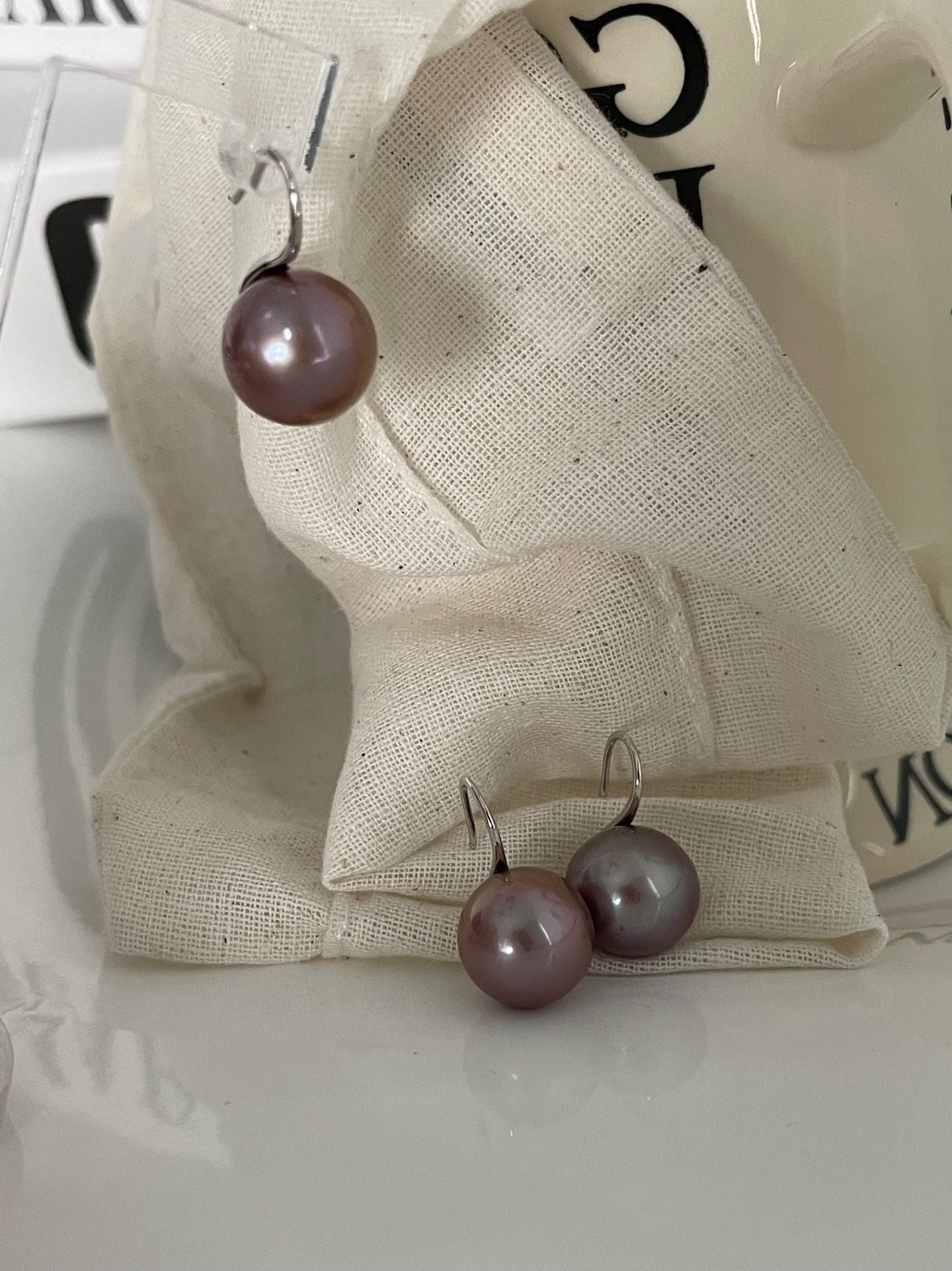 Violet Moon Earrings