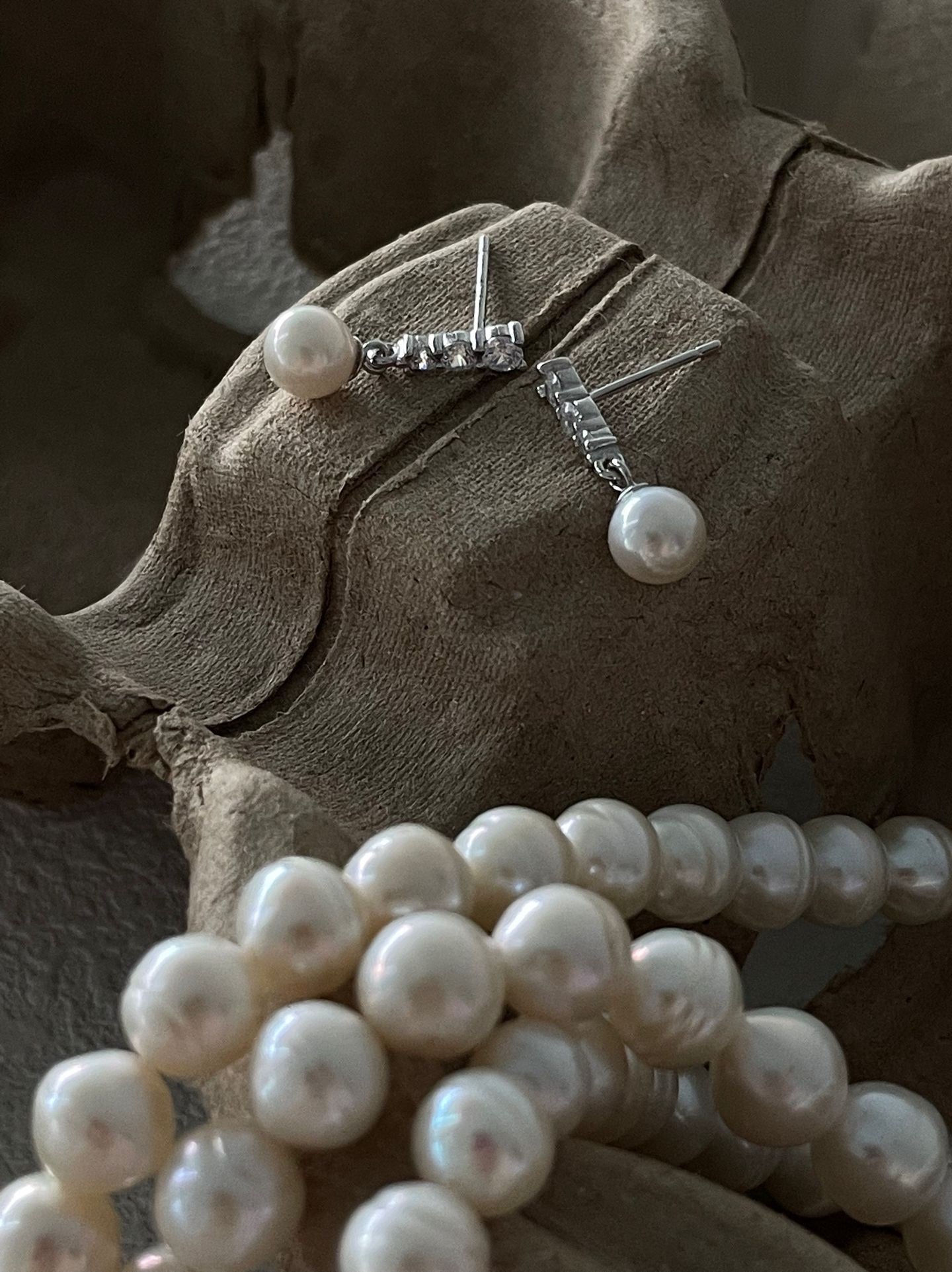 Starlit Pearl Earrings