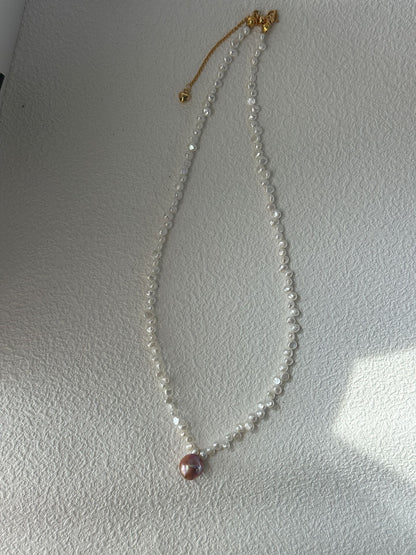 Blush Lace Necklace