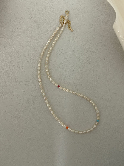 Color Grain Necklace