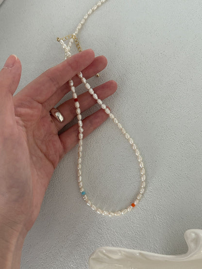 Color Grain Necklace