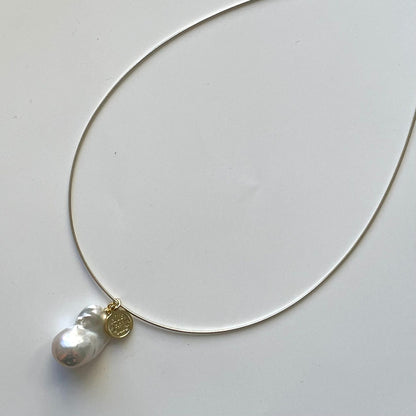Coin & Pearl Choker