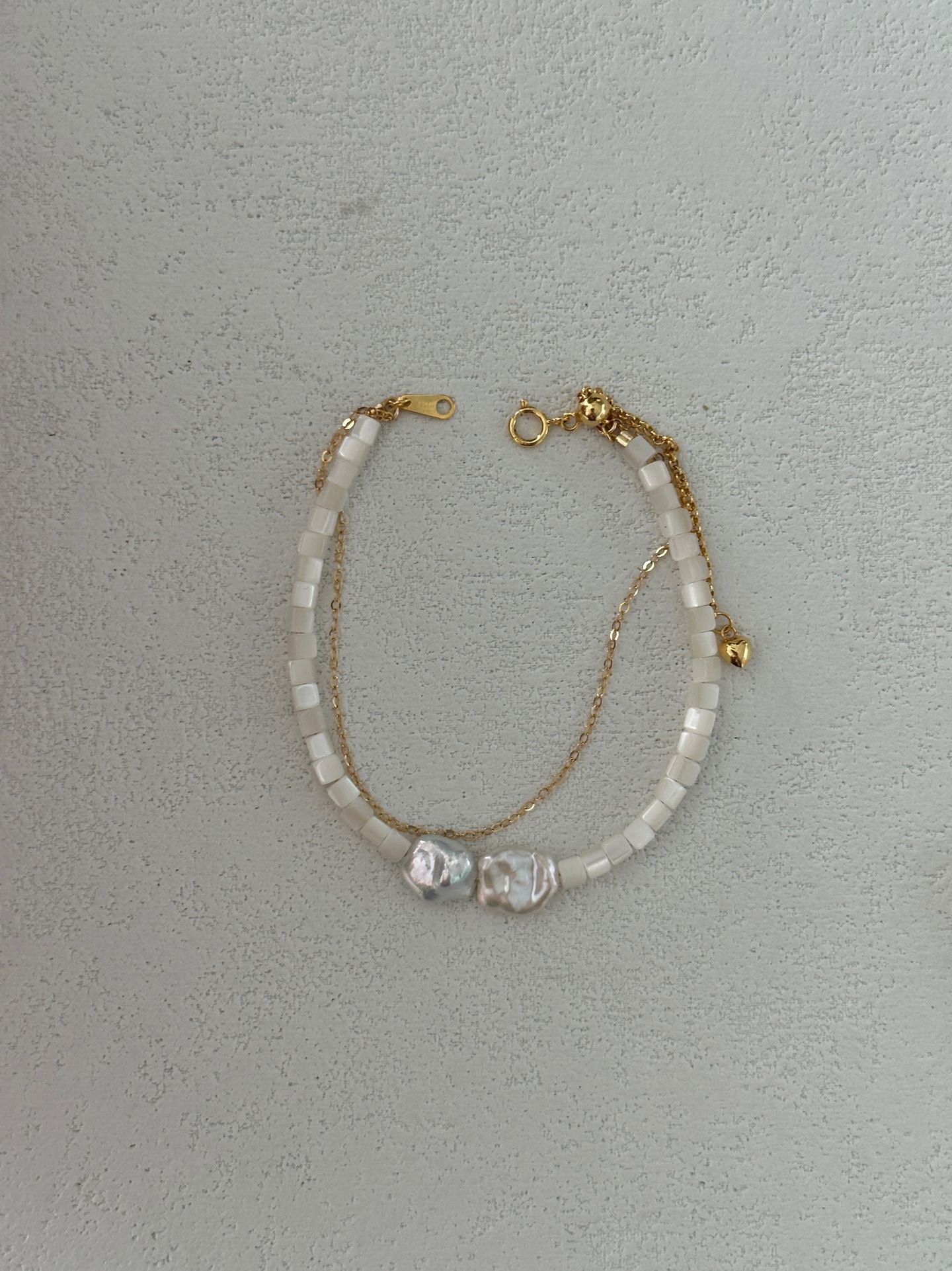 Shell Harmony Double Bracelet
