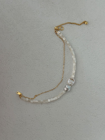 Shell Harmony Double Bracelet