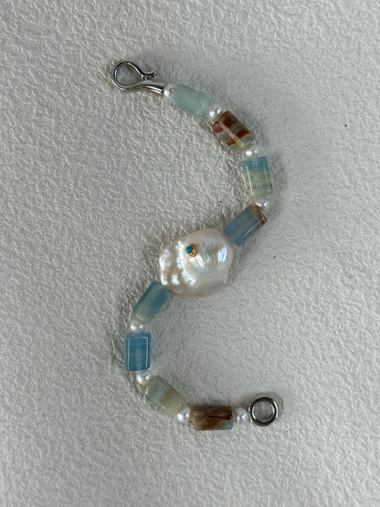 Azure Stone Baroque Bracelet