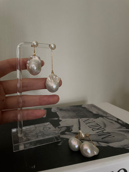 Golden Drape Earrings