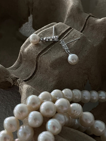 Starlit Pearl Earrings