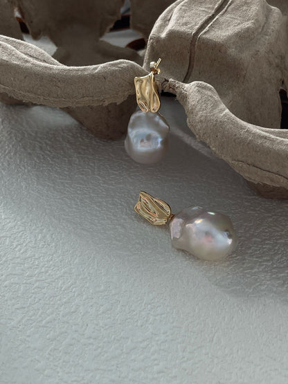 Golden Wave Earrings
